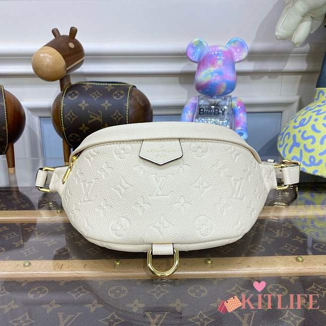 KITLIFE LOUIS VUITTON BUMBAG WHITE 37X14X13CM  - 1