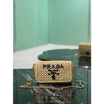 Kitlife Prada Woven Bag-1BF135-20x13x7 cm