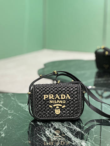  Kitlife Prada Woven Bag-1bd362-20x13x7 cm