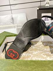 kitlife Gucci Women's Interlocking G Web sandal black - 6