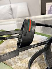 kitlife Gucci Women's Interlocking G Web sandal black - 3