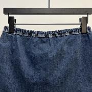 kitlife Miu Miu Women's Blue Shirts+tan top - 3