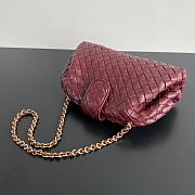 kitlife BOTTEGA VENETA Lauren 1980 Teen Leather Clutch red bag - 31.5x16.5x11cm - 6