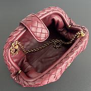 kitlife BOTTEGA VENETA Lauren 1980 Teen Leather Clutch red bag - 31.5x16.5x11cm - 5