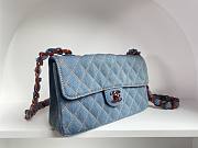 kitlife Chanel Vintage denim bag - 22cm - 4