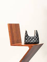 kitlife Chanel hobo black bag - 20cm - 2