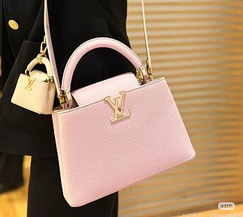 Kitlife Louis Vuitton capucines pastel pink bag - 27x18x9cm