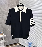 kitlife Thom browne polo blue - 1