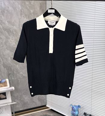 kitlife Thom browne polo blue