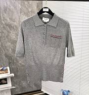 kitlife Thom browne polo gray - 1