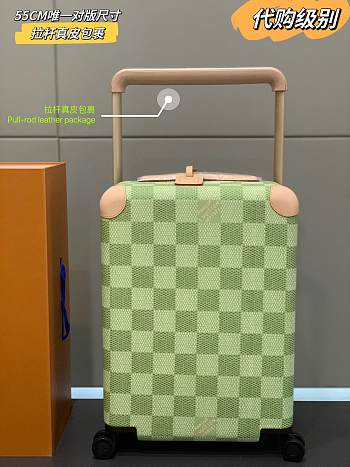 kitlife Louis Vuitton Flight Mode Vali Horizon 55 green Suitcase 38 x 55 x 21 cm