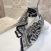 Dior Toile De Jouy Silk Twill - 90x90cm - 02 - 3
