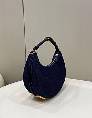 kitlife Fendi Shoulder Bag denim -  29x24.5x10cm - 1