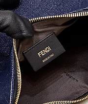 kitlife Fendi Shoulder Bag denim -  29x24.5x10cm - 4