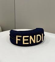 kitlife Fendi Shoulder Bag denim -  29x24.5x10cm - 2