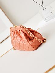 Kitlife Chanel Clutch Lambskin Coral Orange bag - 16x24x8 cm - 6