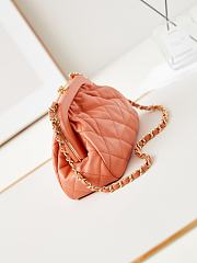 Kitlife Chanel Clutch Lambskin Coral Orange bag - 16x24x8 cm - 3