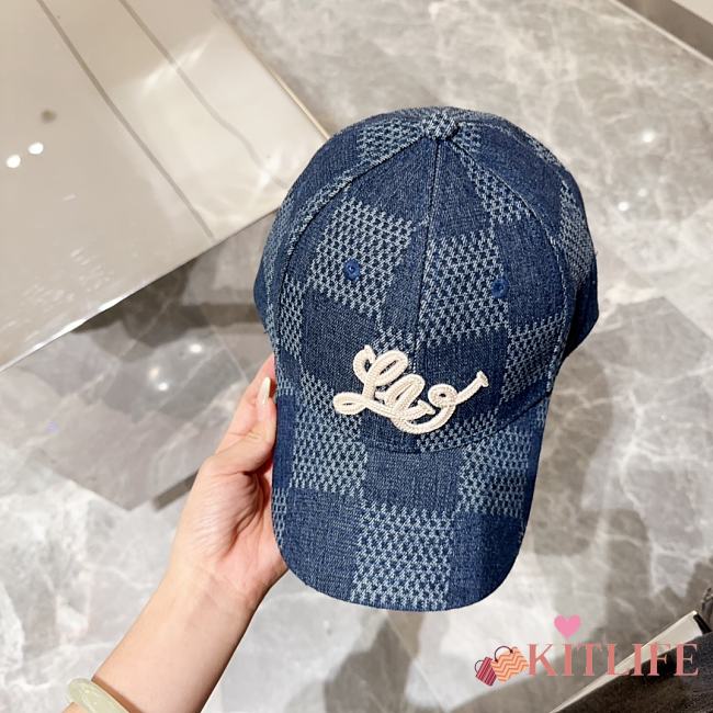 kitlife LV hat denim blue - 1