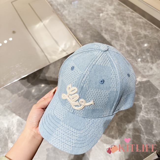 kitlife LV hat denim blue light - 1