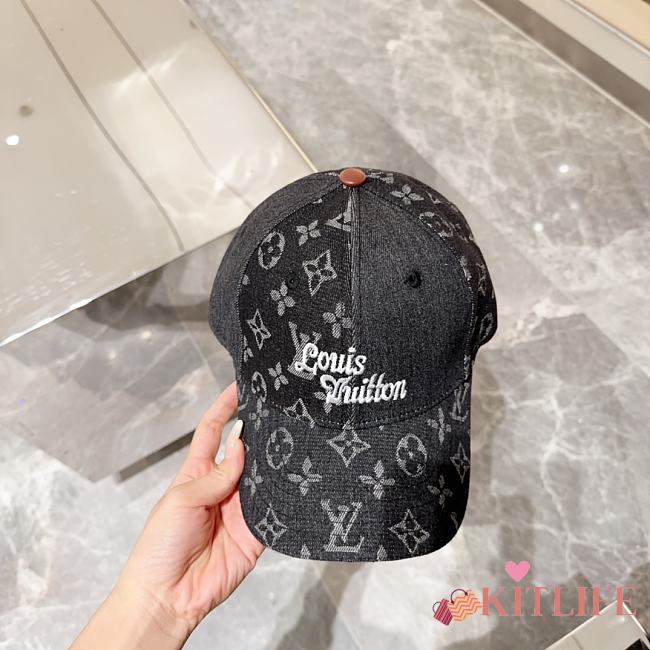 kitlife LV hat denim black - 1