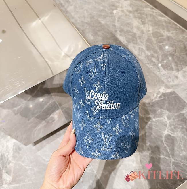 kitlife LV hat denim light blue - 1
