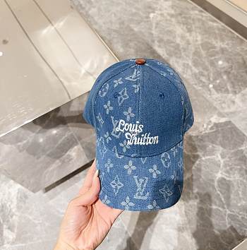 kitlife LV hat denim light blue