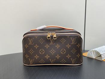 Kitlife Louis Vuitton Toiletry Bag brown - 24 x 13 x 13 cm