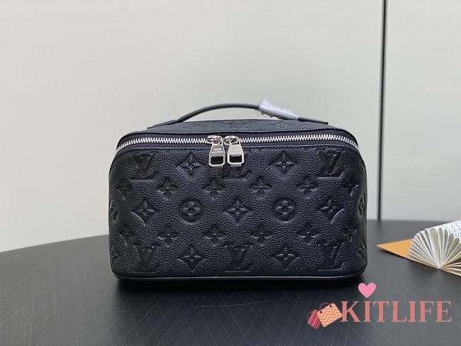 Kitlife Louis Vuitton Toiletry Bag black Monogram - 24 x 13 x 13 cm - 1