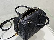 kitlife Dior Groove 25 Bag Black Macrocannage Calfskin - 25x 19x 16 cm - 5