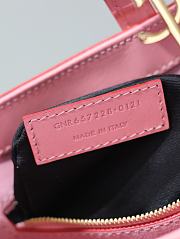 Kitlife Saint Laurent Women's pink Ysl Croc Hobo Bag - 25x14x6 cm - 2