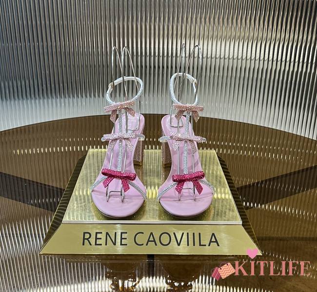 kitlife Rene Caovilla Caterina Sandal Pink 6mm - 1