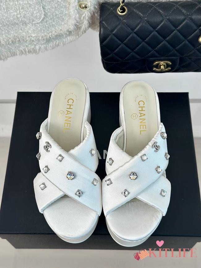 Kitlife Chanel slides white - 1