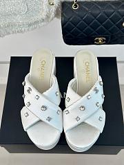 Kitlife Chanel slides white - 1