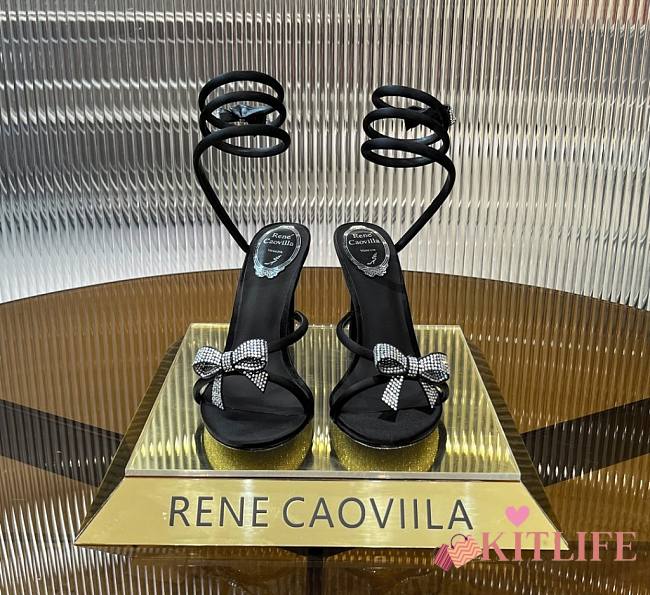 kitlife René Caovilla Catherina embellished sandals heels 106mm - 1