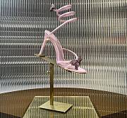 kitlife René Caovilla Catherina embellished sandals pink heels 106mm - 3