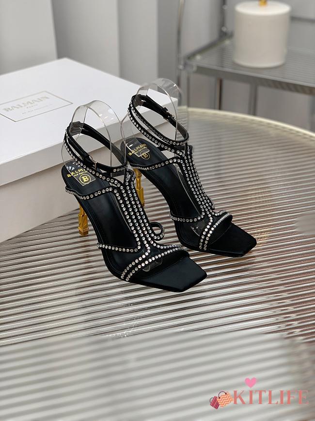 Kitlife Balmain Moneta Heeled Sandals black - 9.5 heels - 1