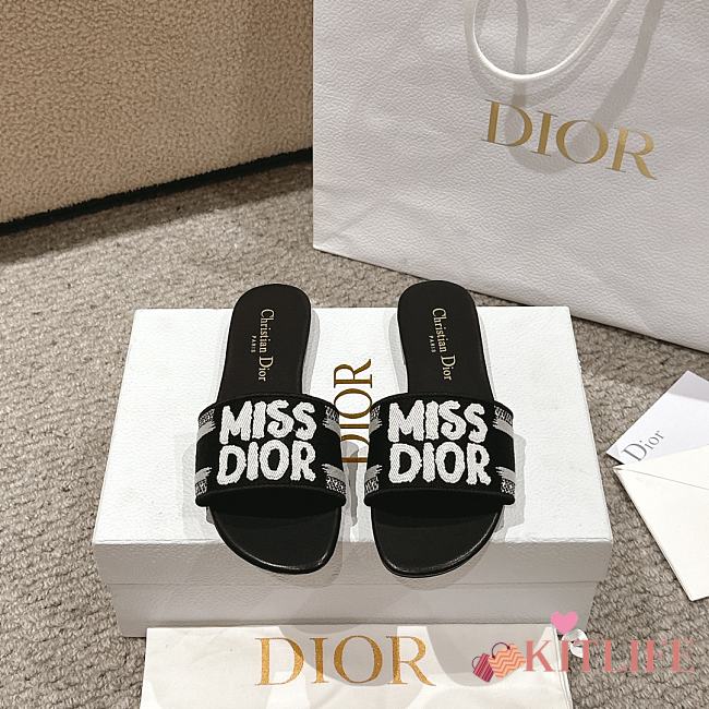kitlife Dior Dway Slide Black 01 - 1