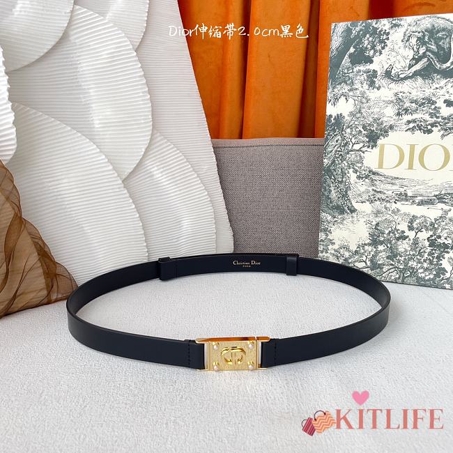 Kitlife Dior belt 3.5cm black - 1