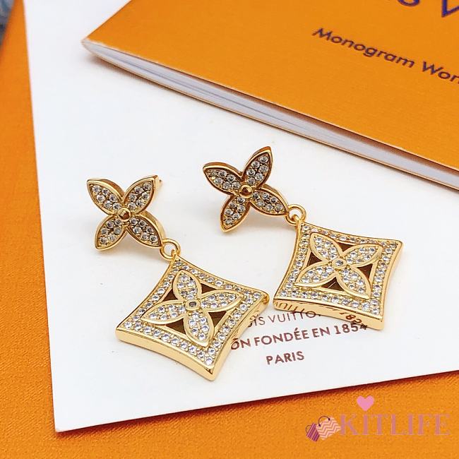 kitlife LV Earrings gold - 1