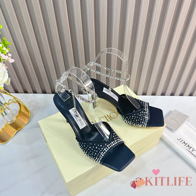 JIMMY CHOO Scarpe Con Tacco In Black heels 10cm - 1
