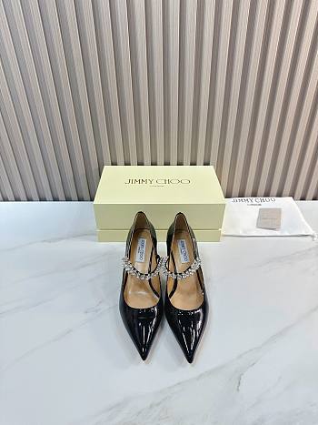 Jimmy Choo Women's Black Bing Pump 85 Heels