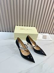 Jimmy Choo Women's Black Bing Pump 85 Heels - 6