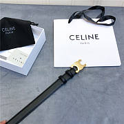 Celine Triomphe Belt 2.5cm black - 5