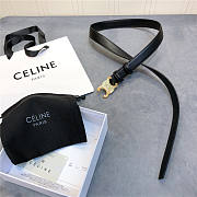 Celine Triomphe Belt 2.5cm black - 2