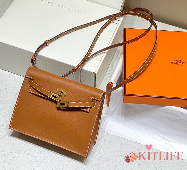 kitlife Sale off Hermes kelly brown bag - 22cm - 199$ - 1