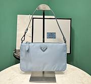 Kitlife Prada Re-Nylon mini bag blue - 24.5x14cm - 1