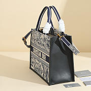 kitlife Dior Book Tote Latte Multicolor Dior Zodiac Embroidery and Blue Calfskin bag - 36.5x28x17.5 - 2