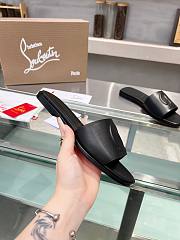 Christian Louboutin mule leather sandal black - 2