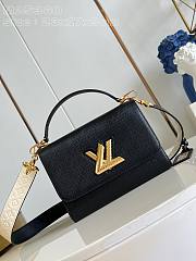 kitlife Louis vuitton Twist MM black bag - M25360 - 23 x 17 x 9.5 cm - 1