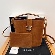 Kitlife Celine MEDIUM LOUISE BAG in SUEDE CALFSKIN - 23.5 x 24 x 16 cm - 1